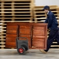 thumbnail image 3 of CQSXDA  1000 LBS Capacity Super Weight Slab Dolly Featuring Two Ergonomic Handles and Durable 10 Inch Rubber Tires for Heavy，Black, 3 of 14