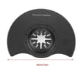 thumbnail image 2 of Precision Cutting Oscillating Saw Blade, High-Efficiency MultiTool Blade With Curved Edge Design, Wearproof Laser Etched Logo & Scale, Compatible With Quick Change Multifunction Power Tools, 2 of 5