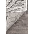 thumbnail image 4 of nuLOOM Louisa Striped Area Rug, 8' 2" x 11' 6", Gray, 4 of 4