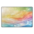 thumbnail image 2 of Ryvnso Shiny Rainbow Area Floor Mat Non-Slip Carpet Soft Rugs Doormats 60" x 39", 2 of 7