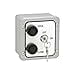 thumbnail image 2 of MMTC 2BXL NEMA 4 Exterior Two Button Control (non-metallic) Surface Mount Control Station Double Pole Contacts with Lockout, 2 of 2