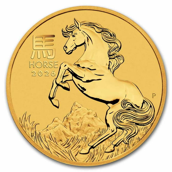 2026 Australia 1/4 oz Gold Lunar Horse BU (Series III)