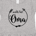 thumbnail image 4 of Inktastic World's Best Oma Girls Toddler Dress, 4 of 5