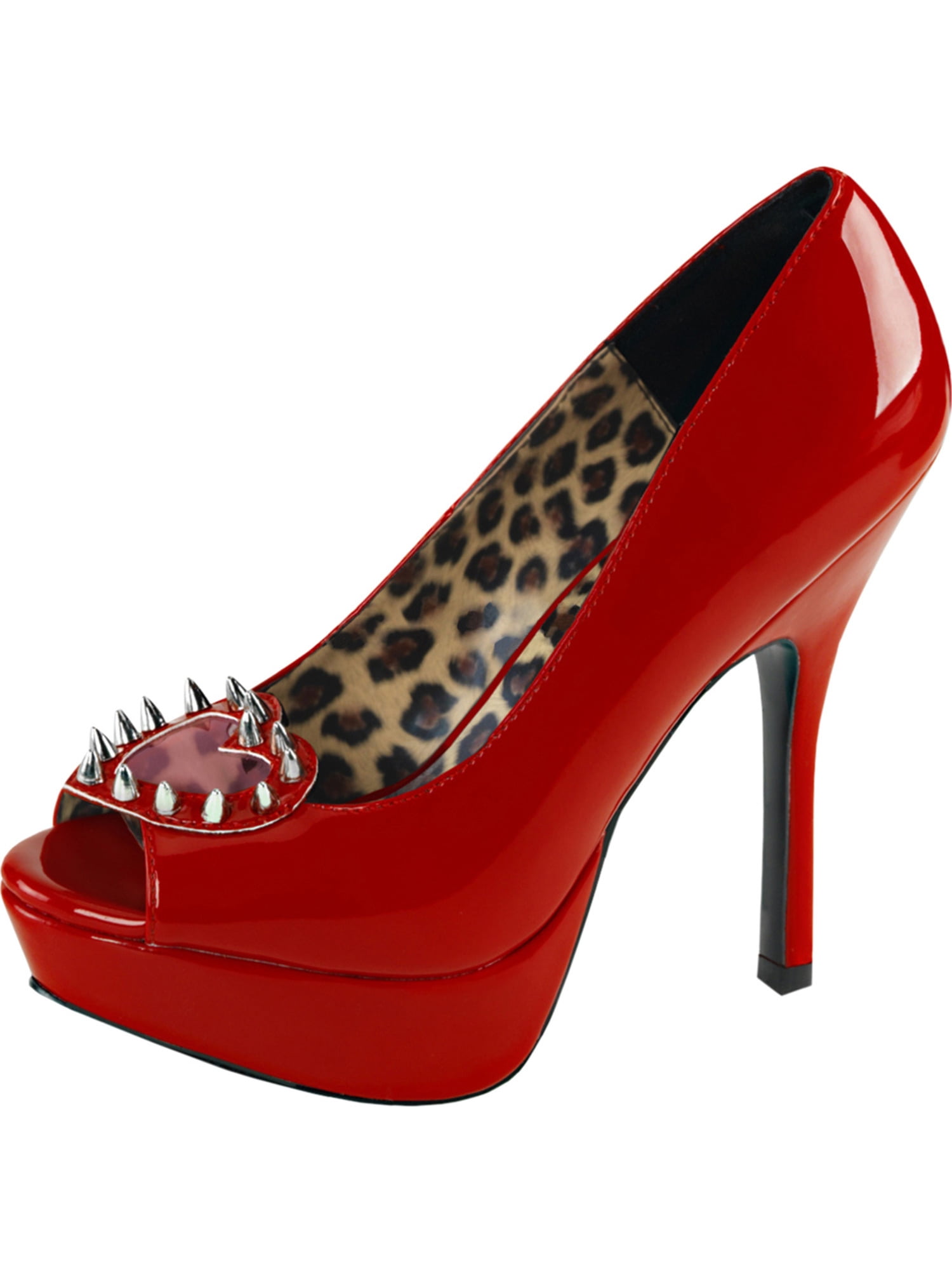 red pumps 4 inch heel