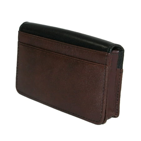 Buxton Leather Business and Credit Card Case Holder Wallet - 0