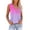 Pink, variant on Deago Women's Tie Dye Tank Tops Sleeveless Summer Tops V Neck Cute Printed Loose Fit Workout Yoga T-Shirt (Pink, M)