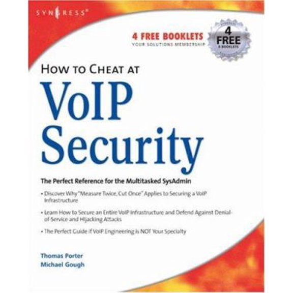 Pre-Owned How to Cheat at VoIP Security (Paperback) 1597491691 9781597491693