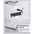 thumbnail image 3 of Sudadera con capucha PUMA Athletic Performance de forro polar para niños, gris 10-12, 3 of 7