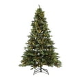 thumbnail image 5 of SAFAVIEH 7.5 F Pre-Lit Fully Decorated Artificial Christmas Tree With Pine Cones, Green, 5 of 12
