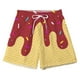 thumbnail image 2 of WILLBEST Pantalones Cortos Casuales para Hombre, Ideales para Nadar En La Playa y Hacer Ejercicio, con Un Elegante Diseño con Cordones y Estampado de Hielo Derretido para Cualquier Temporada., 2 of 5