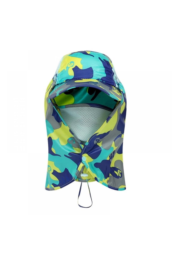 Fishing Flap Caps Men Women Quick Dry Sunshade UV Protection Removable Ear Neck Cover Outdoor Sportswear Accessories