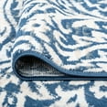 thumbnail image 6 of Madison Traditional 4' x 5' Dark Blue Polypropylene Indoor Area Rug, 6 of 9