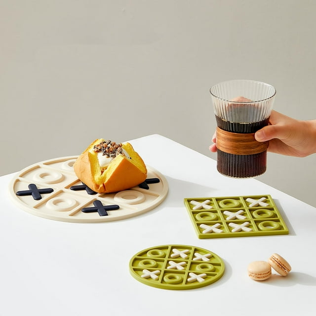 DcGZvy Farmhouse Table Decor Insulation Pads, Round Hotpads Hot Pot Holder for Countertop, Table Plate Mat Heat Proof Placemats