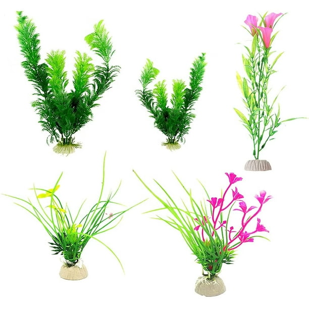 Fish Tank Decorations Artificial Aquatic Plants Aquariums Plants Plastic Fish Tank Plants for