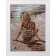 thumbnail image 1 of Luniak, Monika 19x24 White Modern Wood Framed Museum Art Print Titled - Silence II, 1 of 4