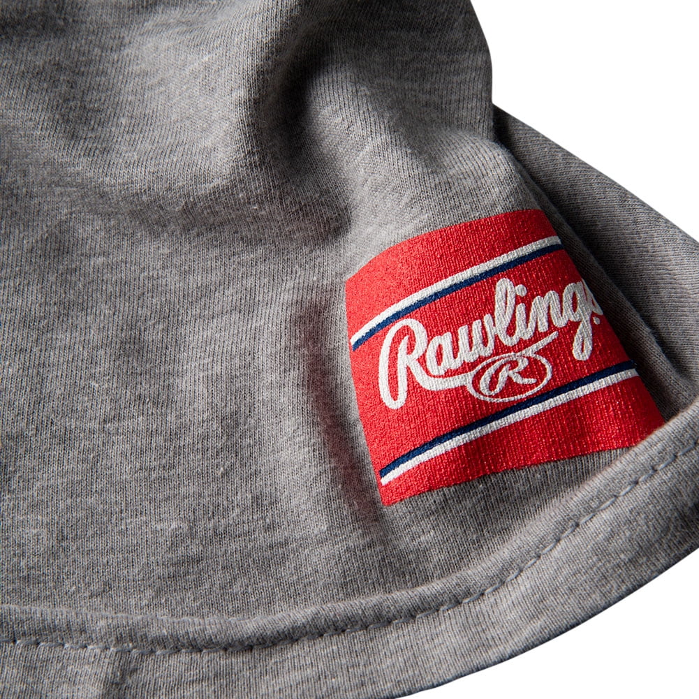 Rawlings Men's Oval USA Baseball T-Shirt Grey S