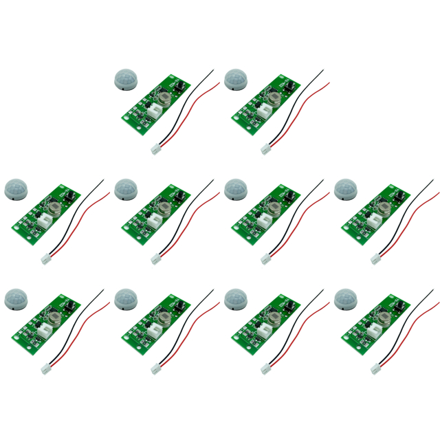 Controlador infrarrojo del módulo del sensor de control de la placa de circuito de la lámpara solar de 3.7V DIY