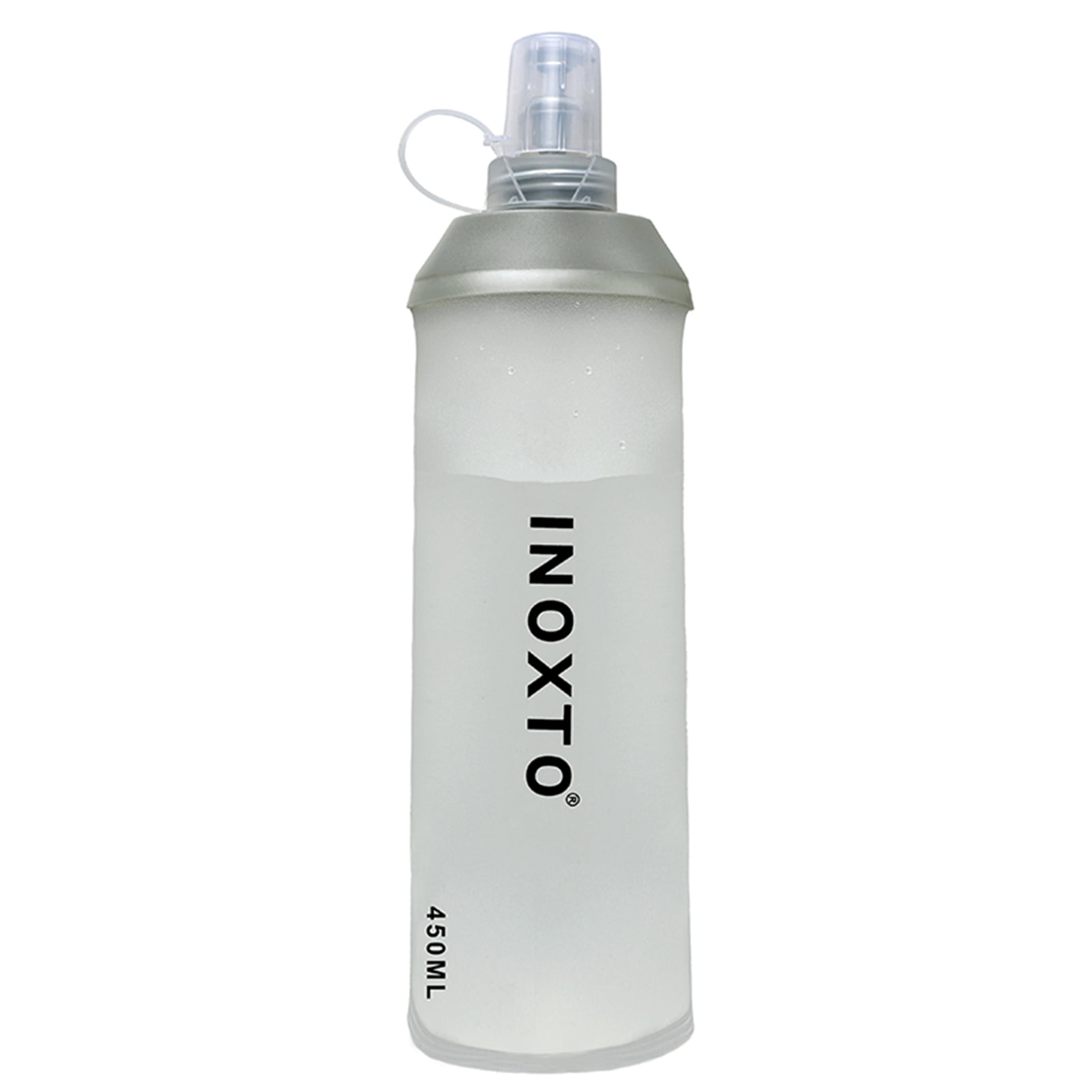 2Pcs Lixada 500ml Outdoor Water Drinking Bottle Soft Folding Flask BPA Free