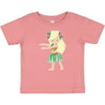 thumbnail image 3 of Inktastic Blonde Hula Girl Girls Baby T-Shirt, 3 of 5