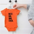 thumbnail image 5 of Cute Funny Best Big Bro Older Brother Bodysuit Jumper Boys Infant Baby Brisco Brands 6M, 5 of 6