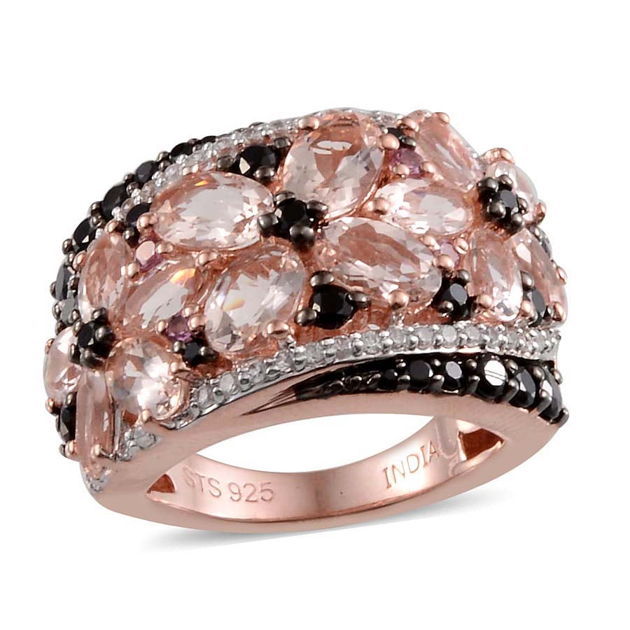 Shop LC 925 Sterling Silver 14K Rose Gold Plated Round