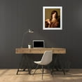 thumbnail image 3 of de Bray, Salomon 26x32 White Modern Wood Framed Museum Art Print Titled - David with His Sword, 3 of 4
