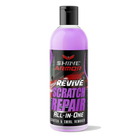 Shine Armor Revive Scratch Swirl Remover & Repair – Paint Remover for Marks, Scuff, Blemish, Scratch Removal – Water Spots, Hairline Polish Car Care Auto Detail