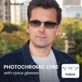 thumbnail image 2 of Lentes de Luz Azul Cyxus Fotocromáticos con Bloqueo UV, Sin Montura, 2 of 7