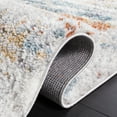 thumbnail image 5 of SAFAVIEH Berber Shag Taegan Abstract Runner Rug, Blue Rust/Ivory, 2'3" x 12', 5 of 8