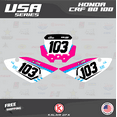 thumbnail image 3 of Kalair GFX Graphics Kit for Honda CRF100 (2011-2016) Usa Series, 3 of 5