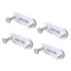 thumbnail image 1 of Ganchos adhesivos de 4 piezas, ganchos de pared duraderos, ganchos de resistencia para gorro / / ropa / llaves / sartenes para baño, cocin - Blanco Baoblaze Ganchos autoadhesivos, 1 of 8