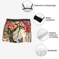 thumbnail image 3 of Honeii Butterflies And Flowers Painting Print Mens Boxer Briefs Breathable,Boxer Brief for Men, Moisture-Wicking Underwear-Small, 3 of 5