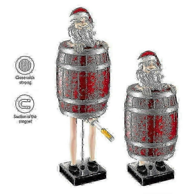 Portable Santa Claus Cigarettes Dispenser Creative Automatic Cigarettes Storage Case Funny Home Storage Box Smoking Tool
