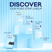 Biore T-Zone Targeted Pore Strips, Blackhead Remover, 5 Nose + 5 Face + 5 Chin
