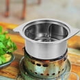 thumbnail image 3 of Minkissy 1Pcs Stovetop Hotpot Cooking Pot Silver Non-sticky Stainless Steel for Home Cooking, 3 of 4