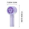 thumbnail image 3 of Ventilador Mini Portátil con Rociador de Niebla, Recargable por USB, Batería de Larga Duración, Portátil para Uso Exterior, 5 Velocidades, Incluye Cable de Carga y Depósito de Agua, 3 of 9