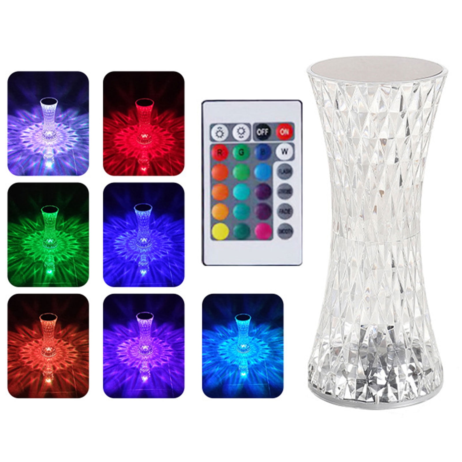 Mightlink Tower Shape Dimmable 3/16 Colors Projector Desk Lamp with