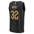 thumbnail image 3 of Youth Fanatics Dean Wade Black Cleveland Cavaliers Fast Break Replica Player Jersey - Statement Edition, 3 of 3
