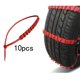 thumbnail image 3 of Cadenas de neumáticos Longitud universal 88 cm Actualización de supervivencia Neumático de conducción de invierno Cinturones de cable aptos Macarena Cadenas antideslizantes, 3 of 6