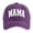 Purple, variant on CAIXIA Mothers Day Gifts Baseball Hats for Men Breathable Sun Protection Running Hat Soft Top Hard Brim Unstructured Low Profile Baseball Hats for Men Plain Caps Sun Visors for Women