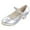 Silver, variant on Otqutp Summer Shoes for 5-14 Years Flower Girls Shoes Small Leather Shoes Single Shoes Children Dance Shoes Girls Performance Shoes