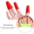 thumbnail image 6 of Finger Protectors,1 Pieces, Silicone Finger Protectors, 3 Sizes Rubber Fingers Thimble Protectors Guard Tips Caps Pads Cover for Hot Glue Gun | Embroidery | Sewing | Cutting| Sorting Task - Orange, 6 of 14