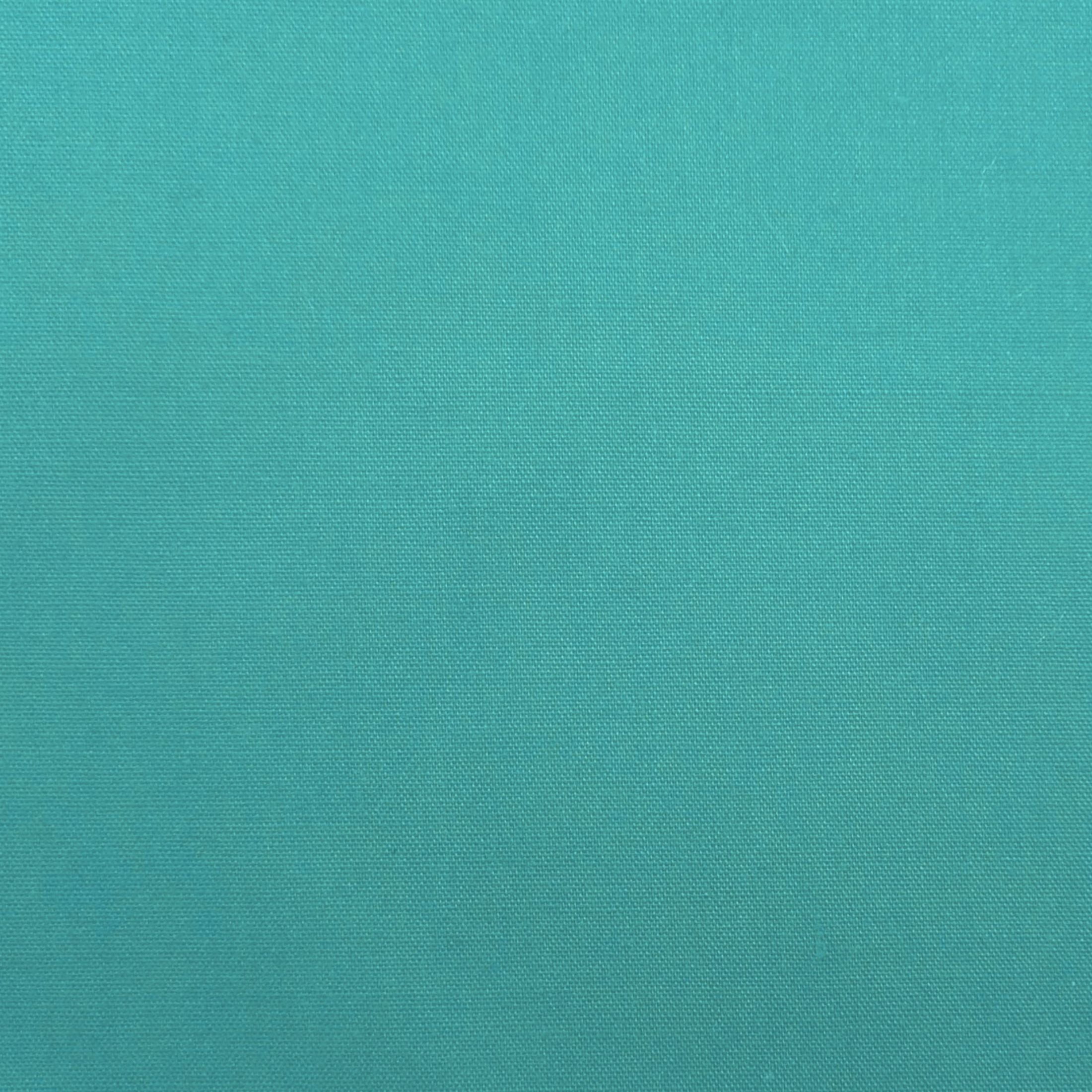 Shason Textile 2 Yard Cut Poly Cotton Fabric, Teal, 44" Wide for Craft & Quilting Projects