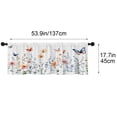 thumbnail image 3 of EGNMCR Rideau de Douche, Rideaux Occultants Impression 2D Rideau Court de Cuisine Rideau de Décoration de Cuisine Lavable Demi-Rideau de Fenêtre pour Fenêtre de Cuisine Rideau Imperméable Filtrant la Lumière pour Maison Petits Rideaux, 3 of 5