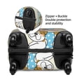 thumbnail image 2 of Hirioo Cute Bull Dog for Elasticity Suitcase Cover (No luggage Included) Durable Luggage Protector Fits 18-32 Inch Luggage-X-Large, 2 of 7