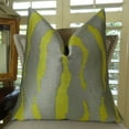 thumbnail image 1 of Thomas Collection Gray Lime Green Textured Throw Pillow - 11022, 1 of 5