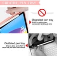 thumbnail image 4 of Vinci iPad (A16) 11th 10th Generation Case with Keyboard, 7-Color Backlit Wireless Detachable Folio Keyboard Cover with Pencil Holder for 11'' iPad A16 2025 10.9 Inch 10th 2022 (Pink), 4 of 9