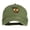 Olive Green, variant on Bear Mascot Embroidered Washed Cap - Red OSFM
