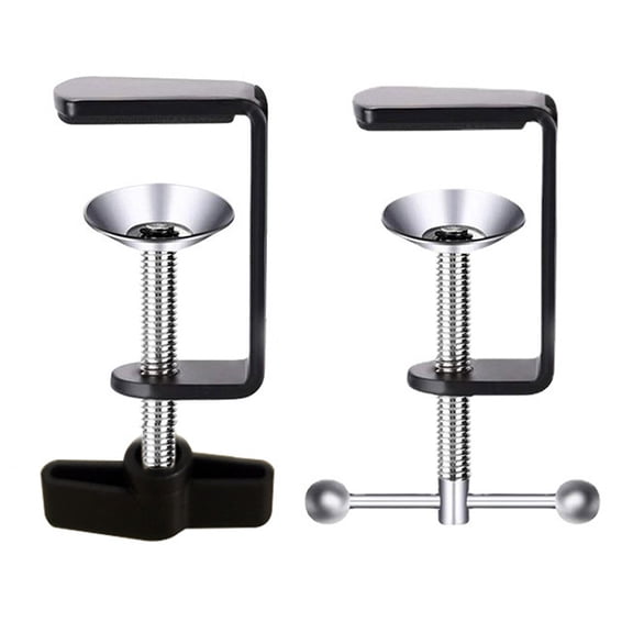 C Shape Table Mount Clamp Clip For Fittings Metal Microphone Stand