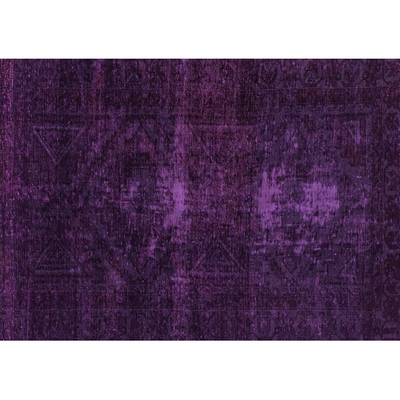 Ahgly Company Indoor Rectangle Persian Pink Bohemian Area Rugs, 7' x 10'